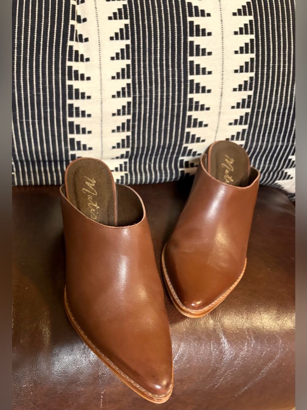 Cammy Pointed Toe Mule by Matisse Pecan color - Picture 3 of 6